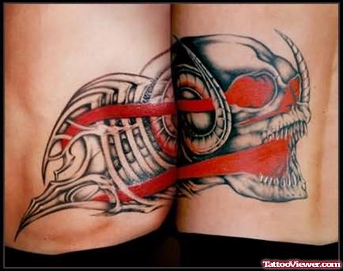 Red Skull Tattoo