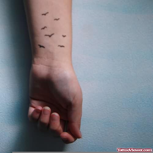 Birds Tattoo On Wrist