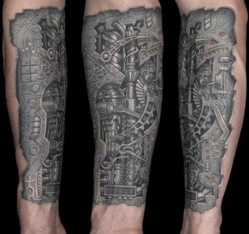 Biomechanical Tattoo Pictures