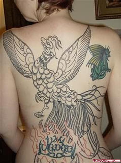 Bird Tattoo For Full Back