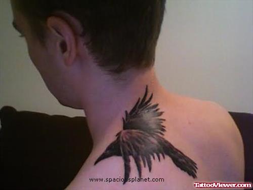 Raven Tattoo On Shoulder