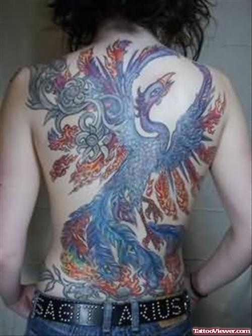 Complex Bird Tattoo Design