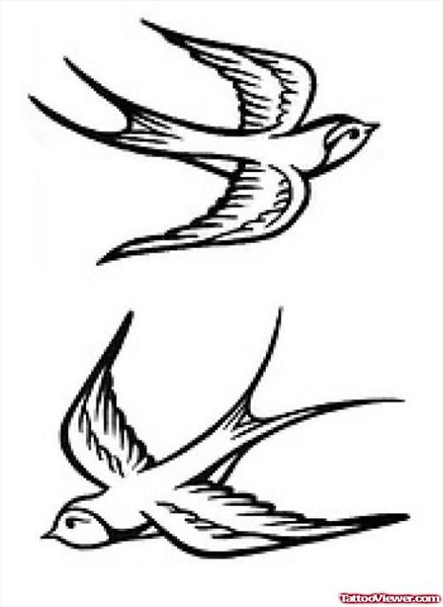 Birds Tattoo For Body Art