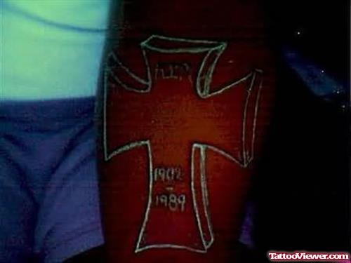 Jesus Black Light Tattoo