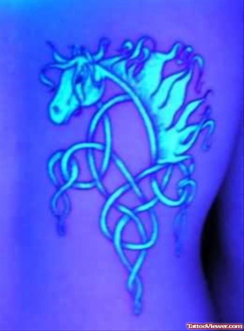 Unicorn Blacklight Tattoo
