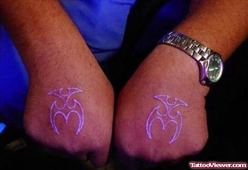 Black Light Tattoos On Hands
