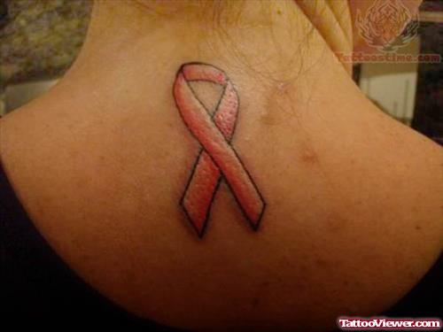 Pink Ribbon - Breast Cancer Symbol Tattoo