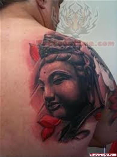 Buddha Tattoo On Shoulder
