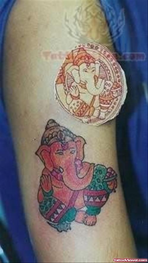 Ganesh - Buddhist Tattoo
