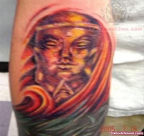 Terrific Buddhist Religious Tattoo