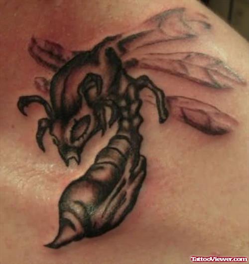 Bug Tattoo On Shoulder