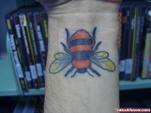 Bug Tattoo On Wrist