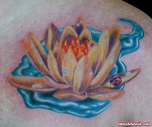 Lotus Small Bug Tattoo