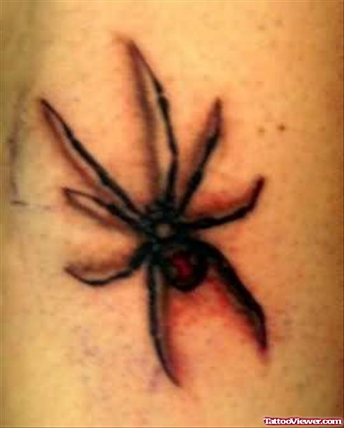 Scary Bug Tattoo On Back
