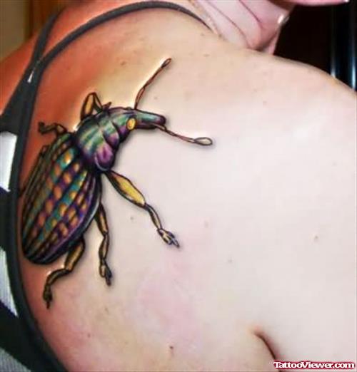 Bug Tattoo On Back