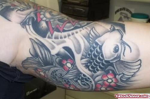 Lady Bug Tattoo On Arm