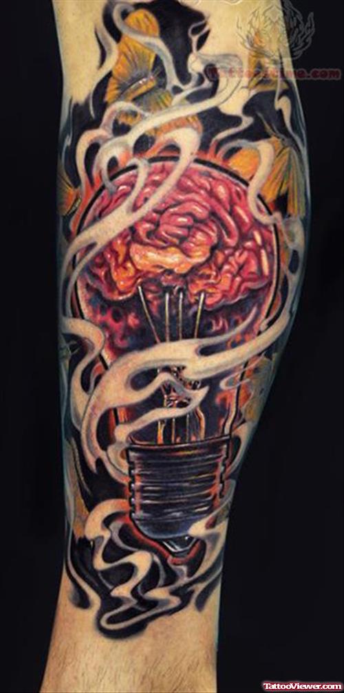 Light Bulb Tattoo For Arm