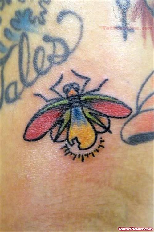 Fire Fly Bulb Tattoo