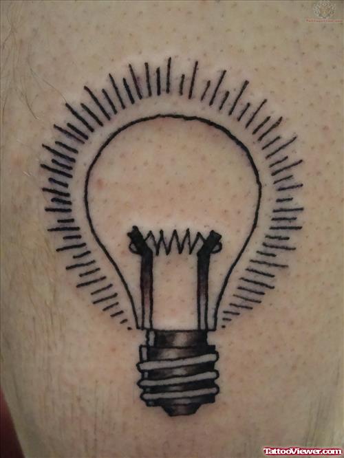 Lighting Bulb Tattoo