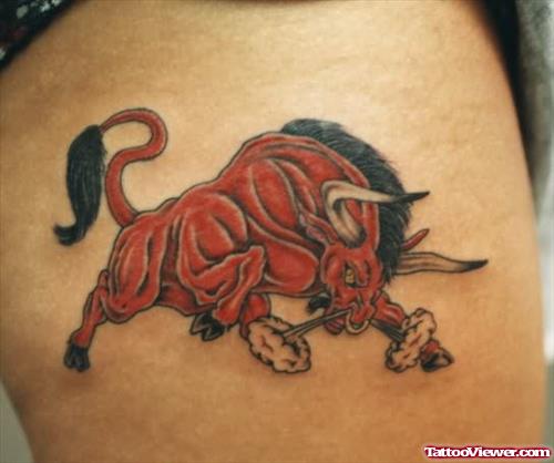 Red Bull Tattoos On Shoulder