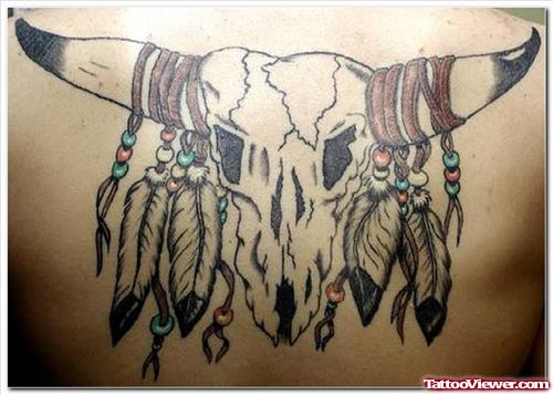 Latest Bull Skull Tattoo