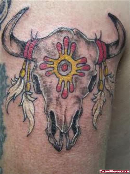 Tribal Bull Tattoo Designs