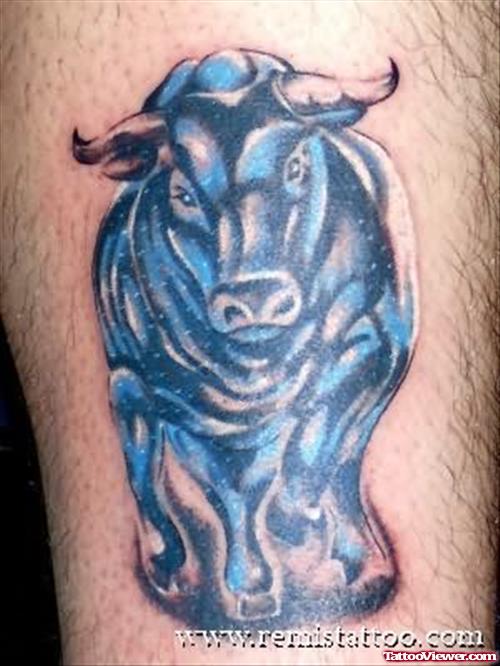 Blue Bull Tattoo