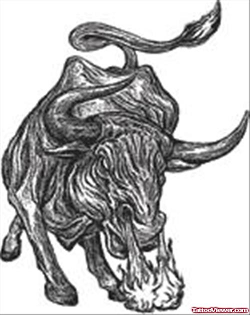 Temporary Bull Tattoos