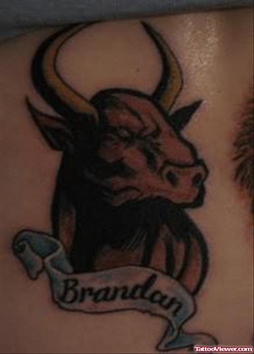 Brandan Bull Tattoo