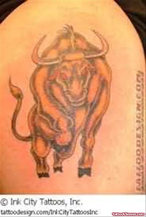 A Bull Tattoo Design