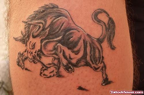 Raging Bull Tattoo Image
