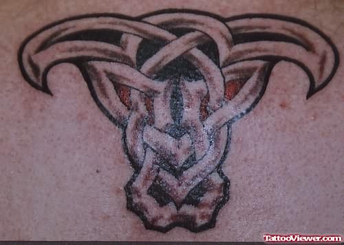 Celtic Bull Tattoo Design