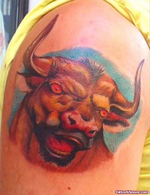 Bull Crawling Tattoos