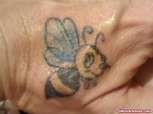 Little Bumble Bee Tattoo