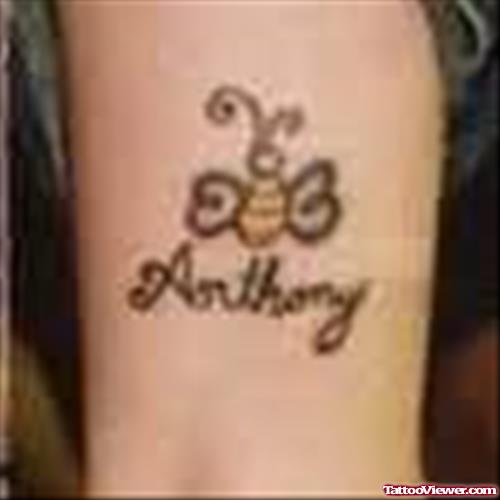 Bumblebee Names Tattoo