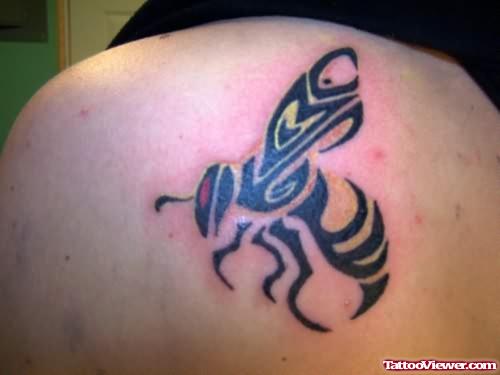 Tribal Bumblebee Tattoo