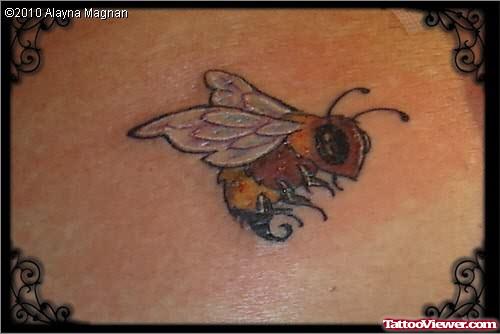 Custom Bumblebee Tattoo