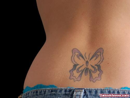 Lowerback Butterfly Tattoo