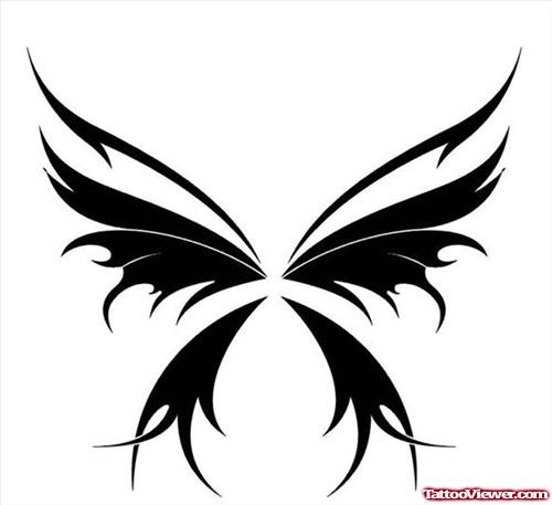 Best Black Butterfly Tattoo Design