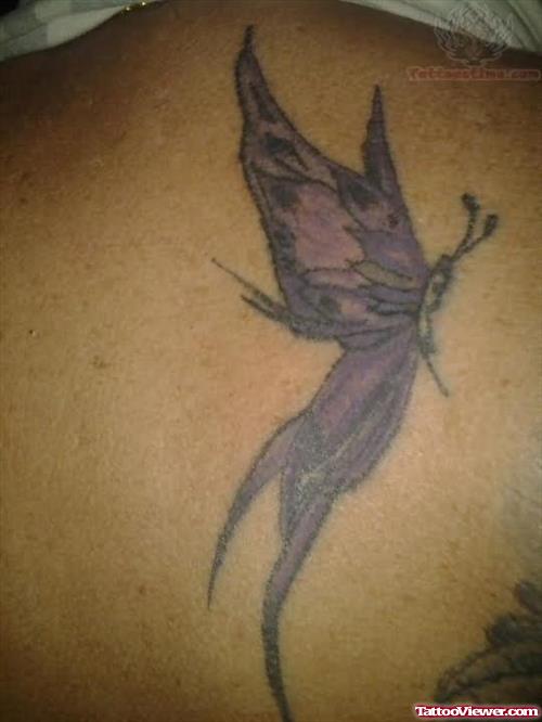 Upperback Butterfly Tattoo