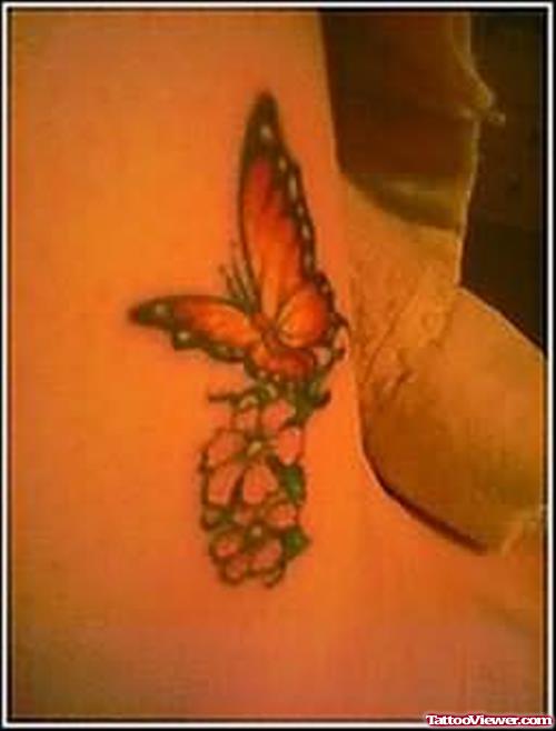 Small Size Butterfly Body Tattoo
