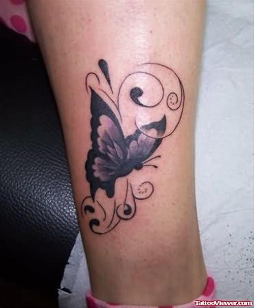 Attractive Butterfly Tattoo