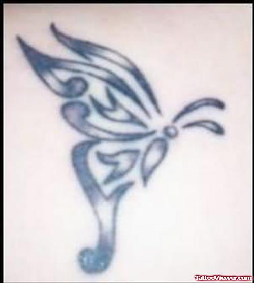 Stylish Butterfly Tattoo For Girls