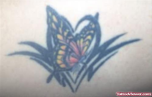 Modern Butterfly Tattoo