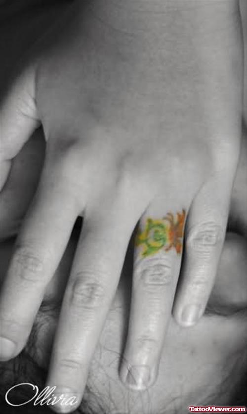 Butterfly Ring Tattoo