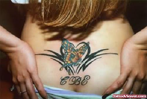 Hot Butterfly Tattoo