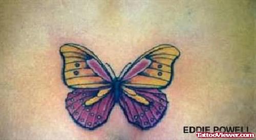 Colorful Butterfly Tattoo Image