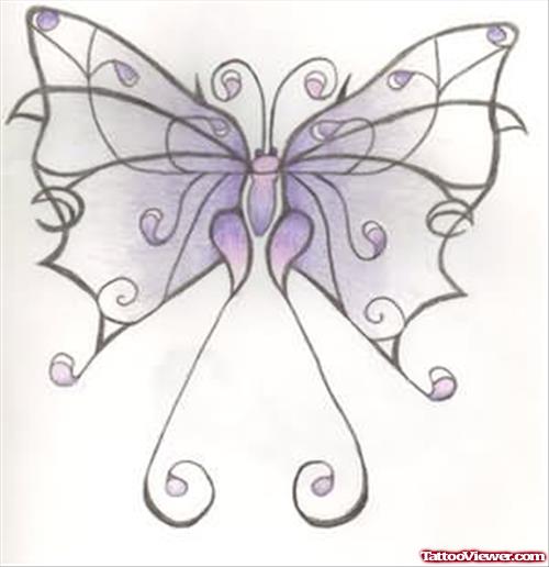 Butterfly Tattoo Design Sample