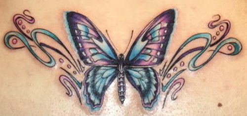 Best Colored Butterfly Tattoo