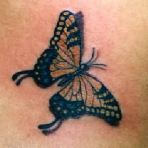 Sweet Small Butterfly Tattoo